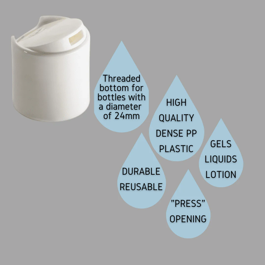 Homeland Bottle Press Caps For Squeeze Bottles & More (50 PACK) - Image 2