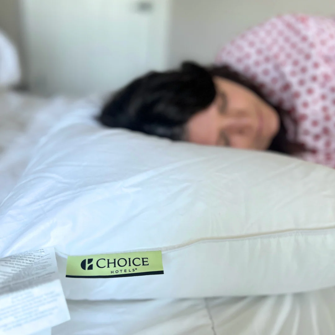 Choice Hotels® Soft and Firm Polyester Pillow Combo Pack (Includes 2 Pillows) - Image 4