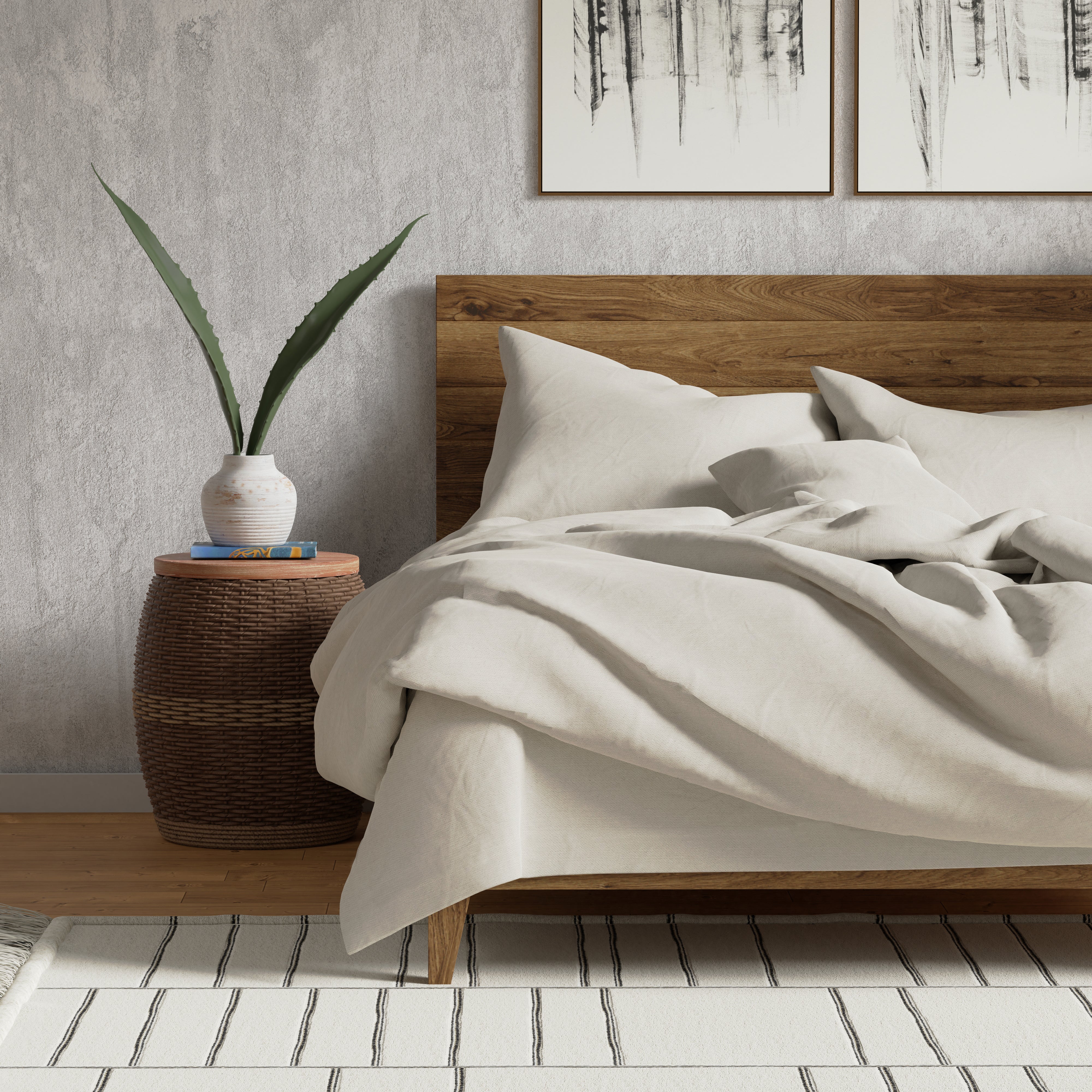 Delilah Home Organic Cotton Duvet Cover - Image 3