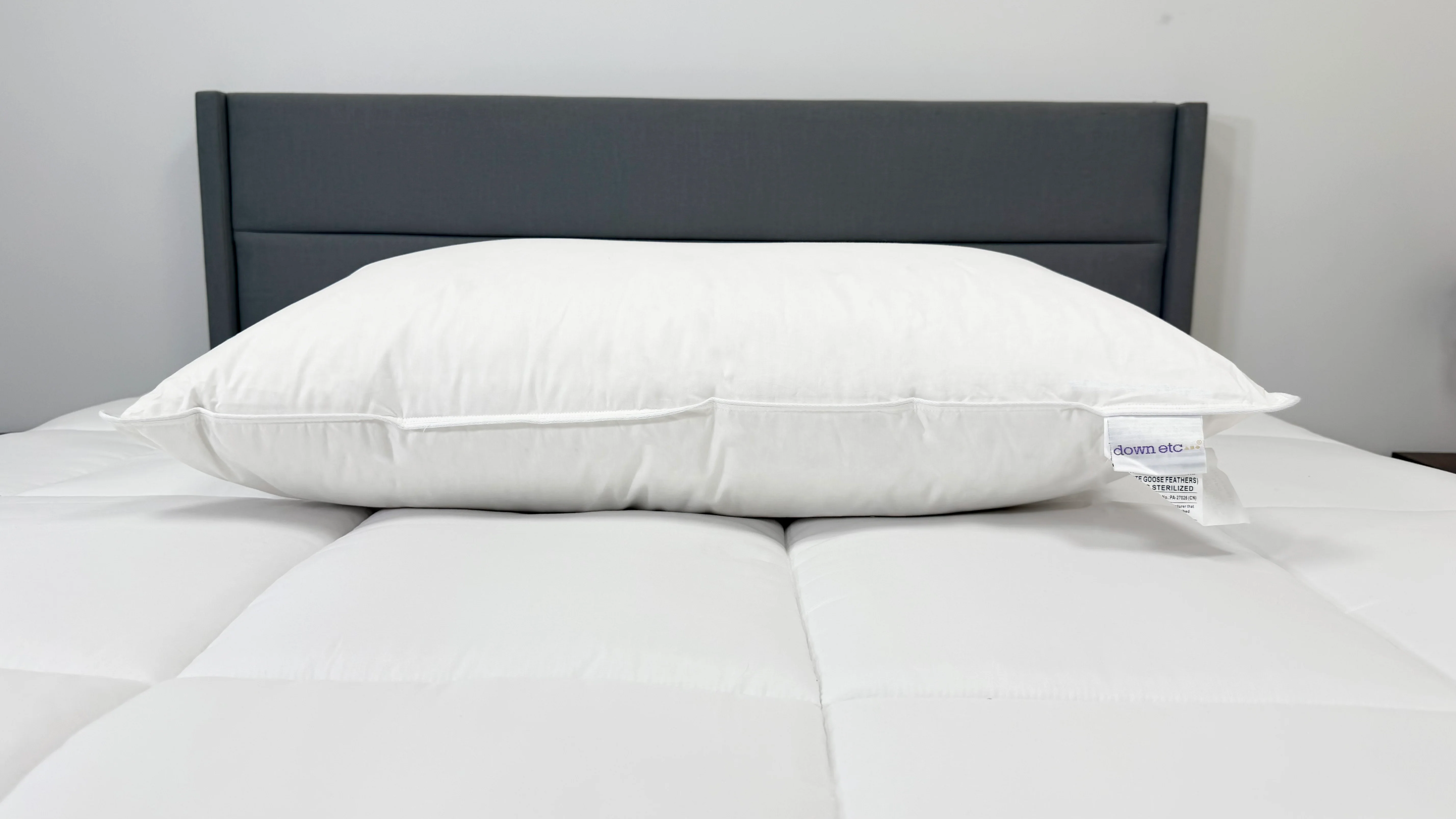 Down Etc. 50% White Goose Down / 50% White Goose Feather Pillow - Image 3
