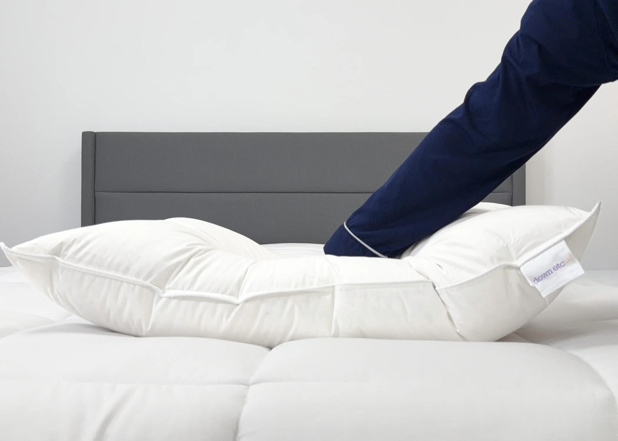 Down Etc. 50% White Goose Down / 50% White Goose Feather Pillow - Image 7