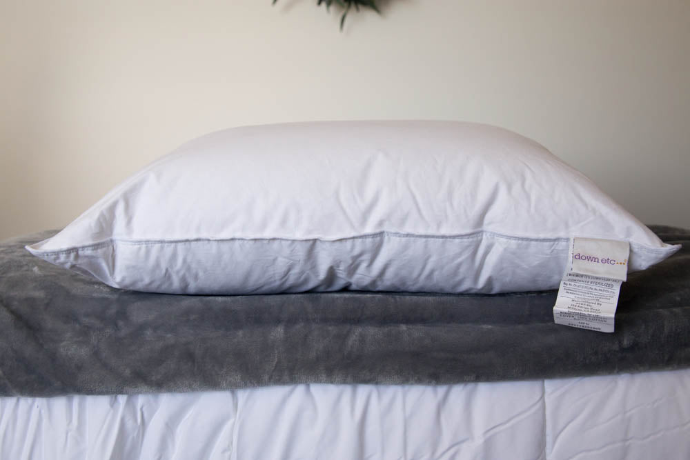 Down Etc. Luxury Goose Down Pillow | Medium Support - Image 7