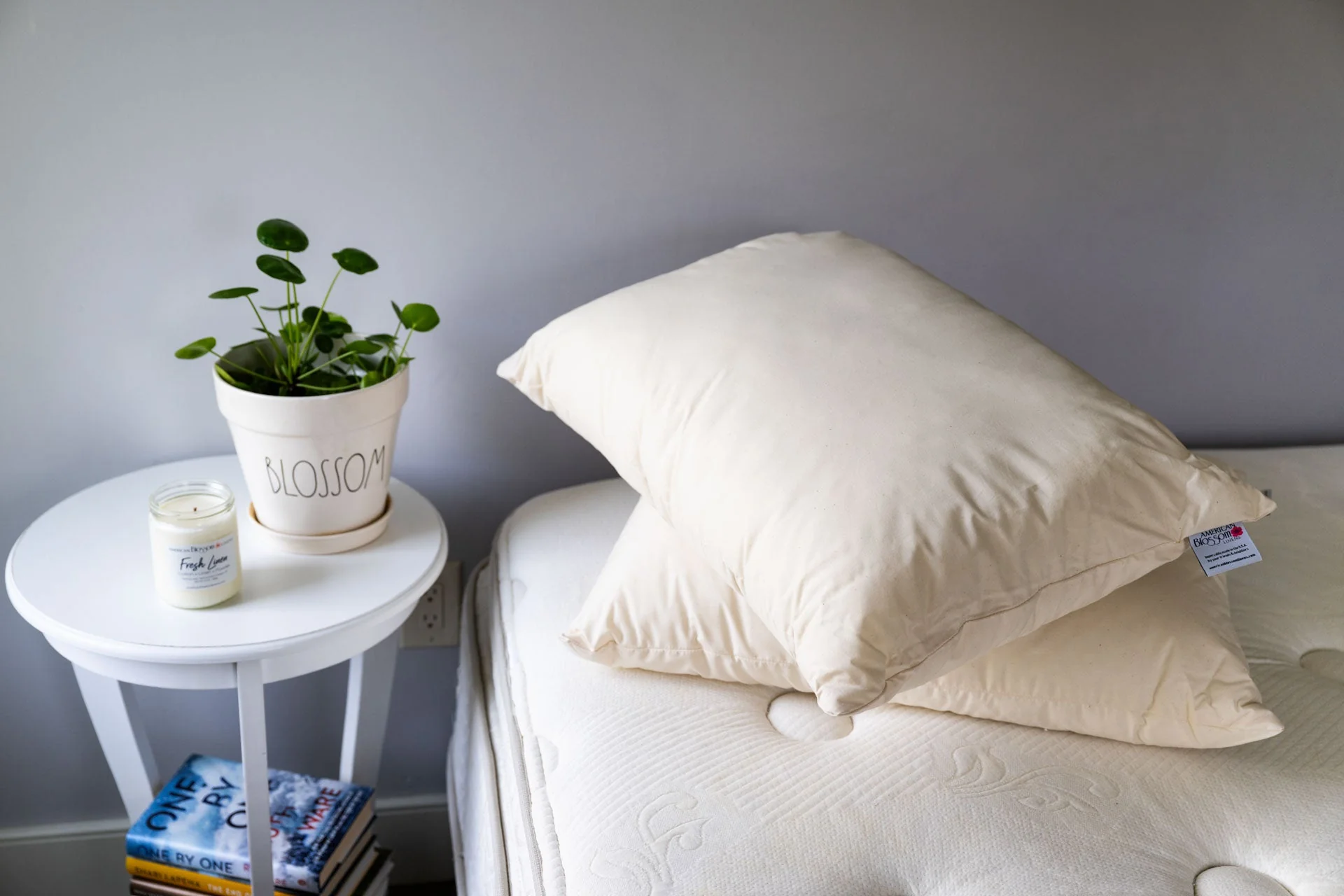 Down Alternative Pillow with Recycled Polyester Fill | Made in USA - Image 2