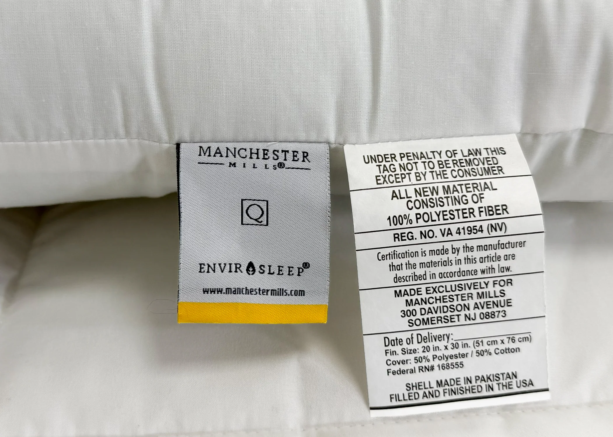 Envirosleep Gold Plus Pillow | Firm Polyester Fiber Fill - Image 7