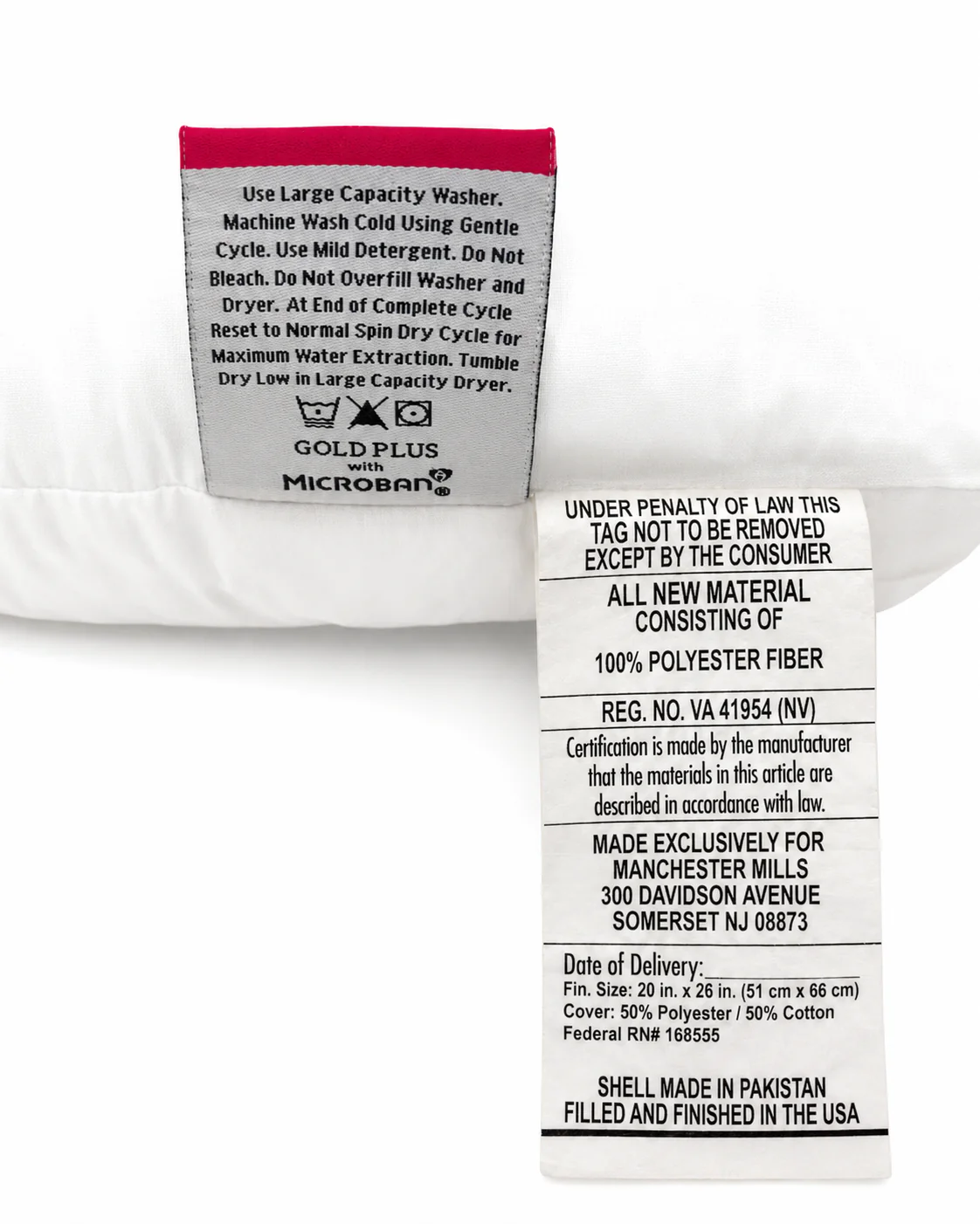 Envirosleep Gold Plus Pillow | Firm Polyester Fiber Fill - Image 8