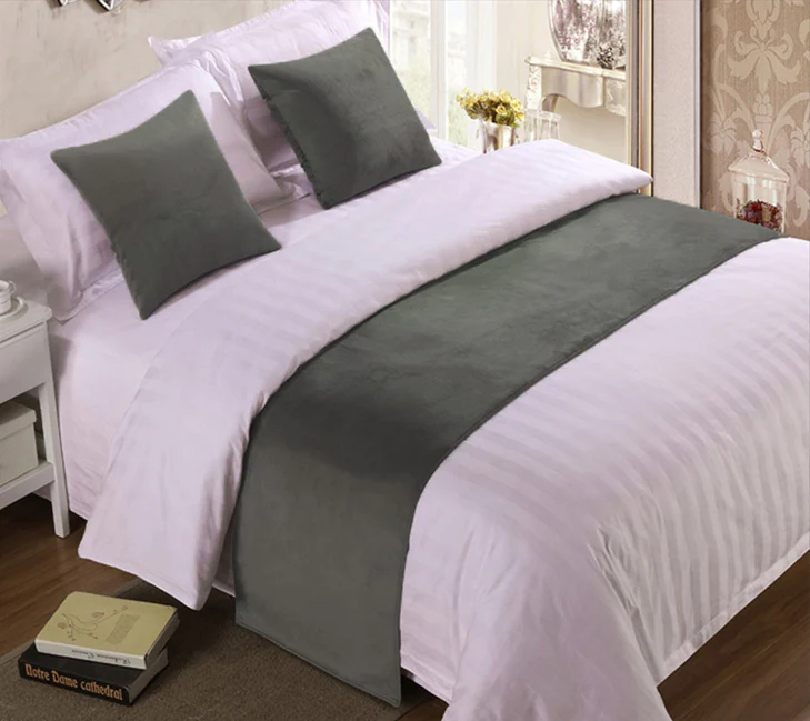 Final Sale: Pillowtex Faux Suede Bed Scarf - Image 8