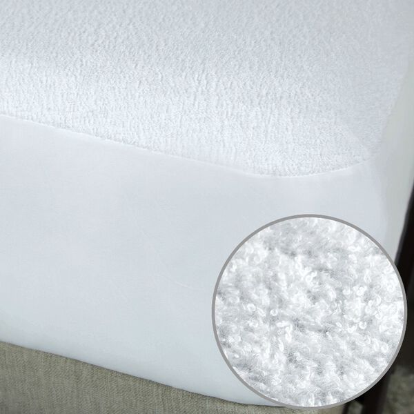 National Sleep Products Waterproof Mattress Protector | Terry Cloth Cotton - Image 3