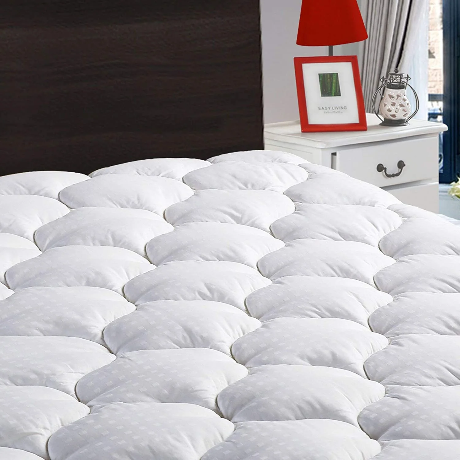 Final Sale: Pacific Coast Feather Spring Air Stain Protection Mattress Pad | Full Size