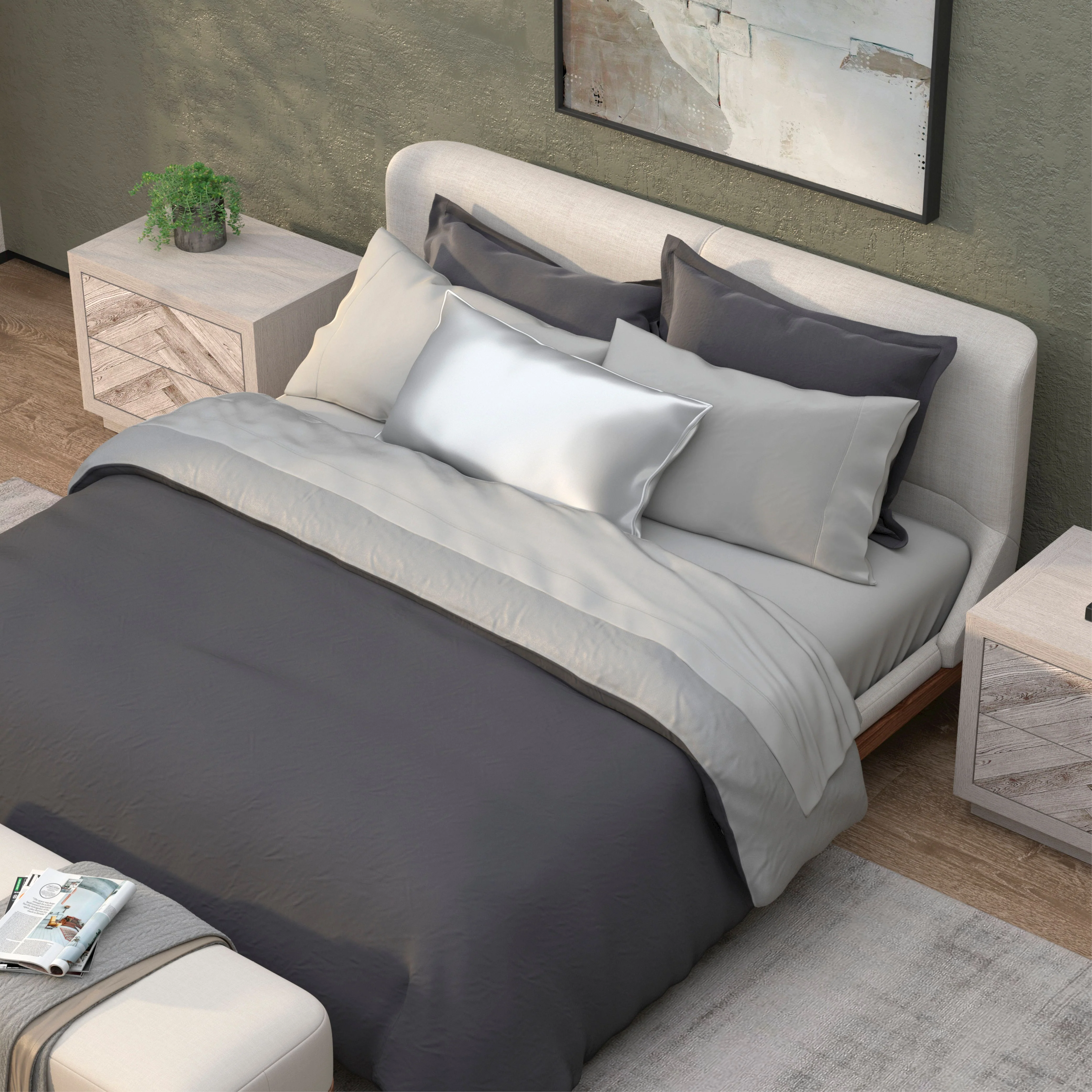 PureCare Pillow Sham Set | Cooling Bamboo - Image 6