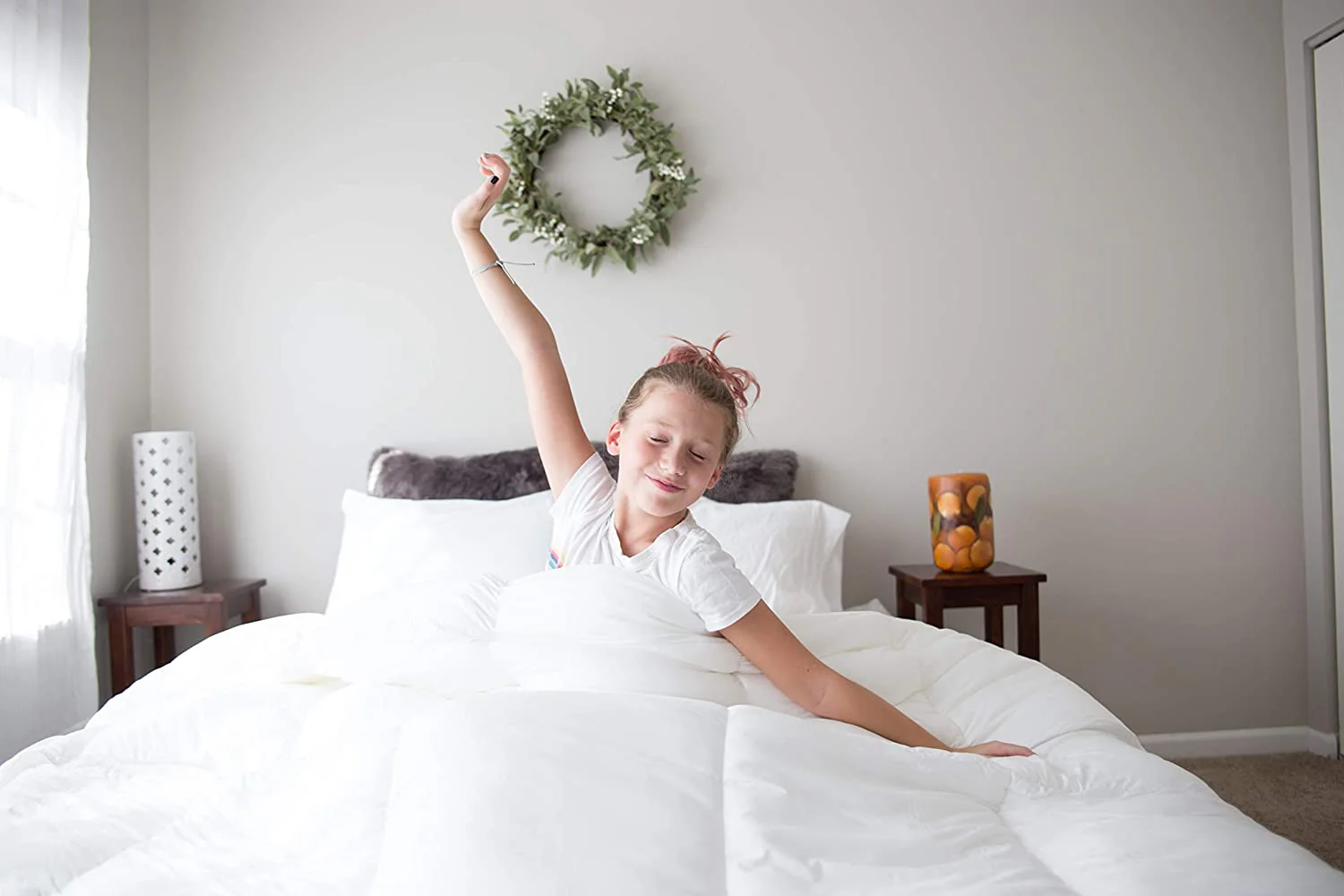 Pillowtex High End White Goose Down Pillow | 50% Feather/50% Down - Image 7