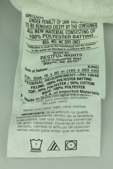 Restful Nights Easy Rest Mattress Pad | Deep Mattress Fit - Image 3