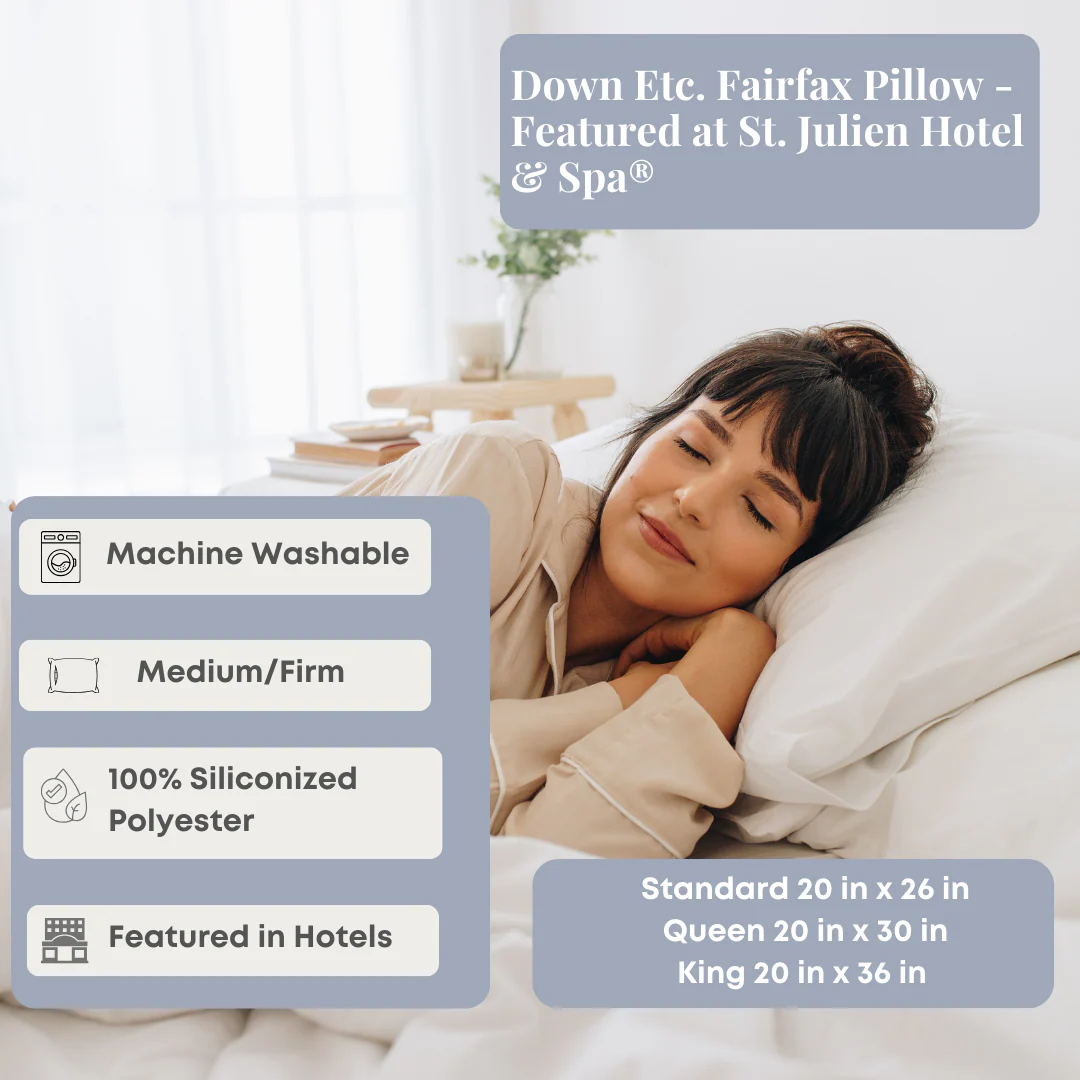 Down Etc. Fairfax Pillow - Featured at St. Julien Hotel & Spa<sup>®</sup> - Image 8